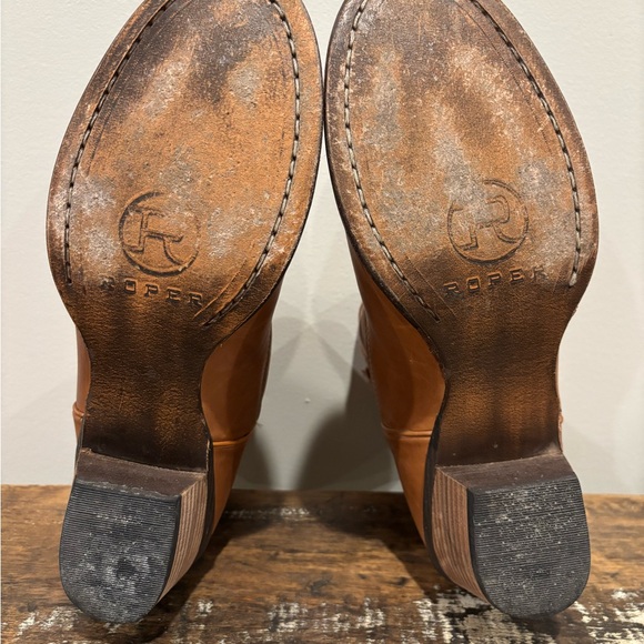 Women’s Roper Harper Boots, Size 9, Cognac - Picture 6 of 9